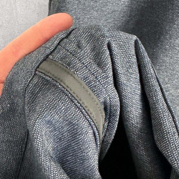 Lululemon Mens ABC Pants Tech Canvas Blue Size 40 Style LM5608S Trousers Denim - Picture 8 of 16